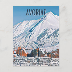 Carte Postale Avoriaz Station de ski