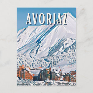 Carte Postale Avoriaz Station de ski