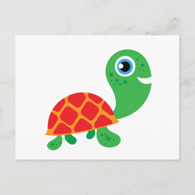 Carte Postale Awesome Turtle (Devant)