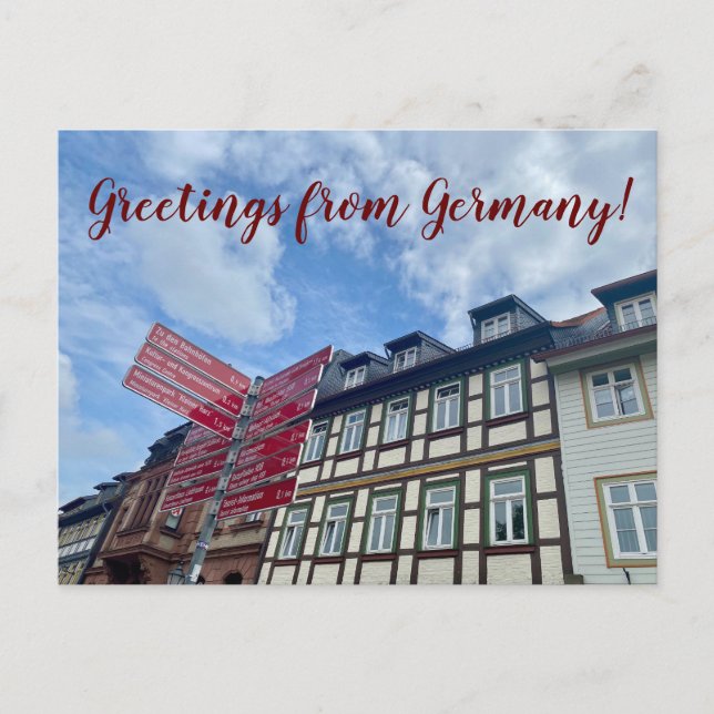 Carte Postale aWorld2Celebrate : Salutations de l'Allemagne! (Devant)