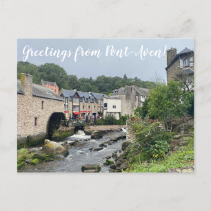 Carte Postale aWorld2Celebrate : Salutations de Pont-Aven!