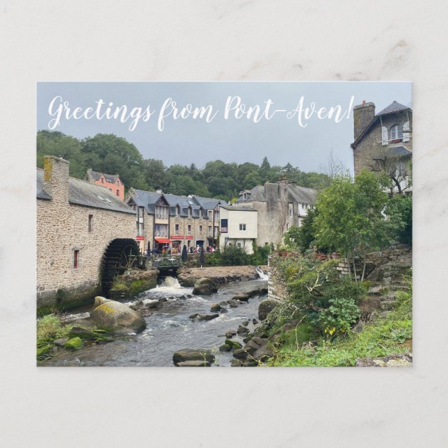 Carte Postale aWorld2Celebrate : Salutations de Pont-Aven! (Devant)