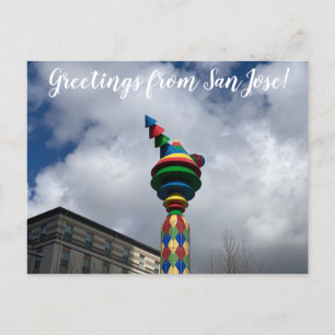 Carte Postale aWorld2Celebrate : Salutations de San Jose!