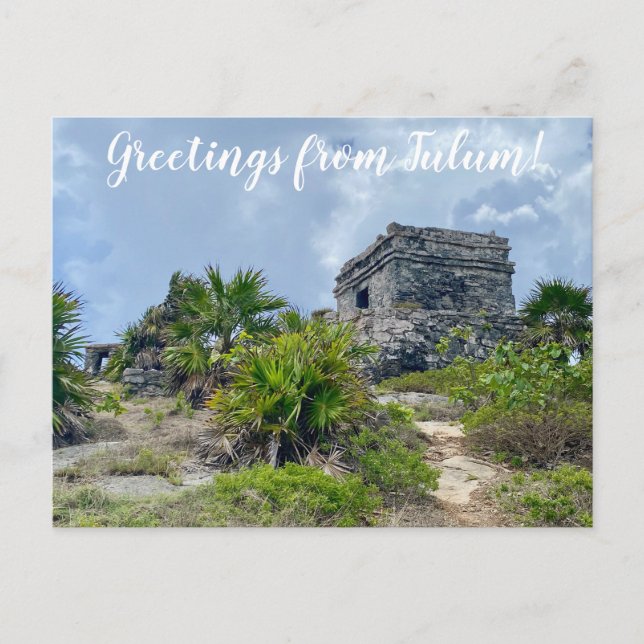 Carte Postale aWorld2Celebrate : Salutations de Tulum! (Devant)