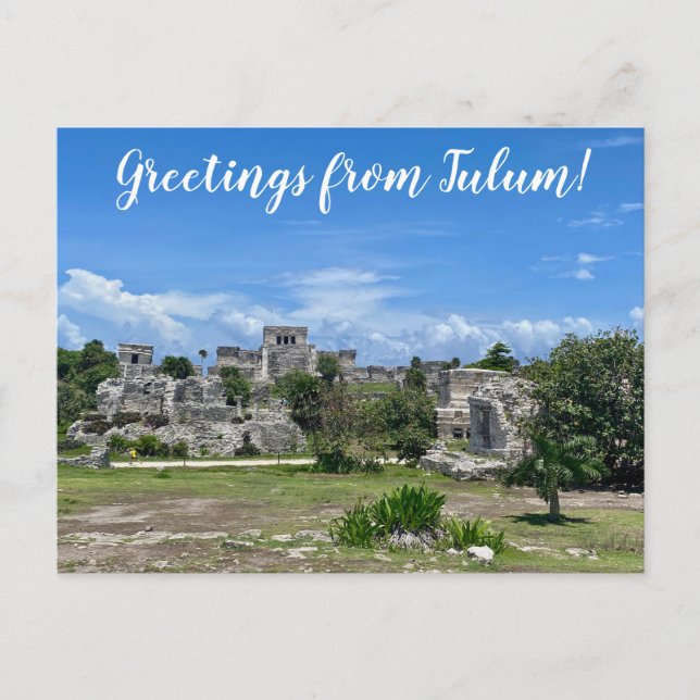 Carte Postale aWorld2Celebrate : Salutations de Tulum! (Devant)