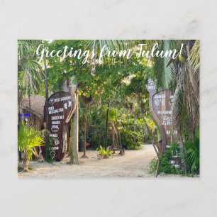 Carte Postale aWorld2Celebrate : Salutations de Tulum!