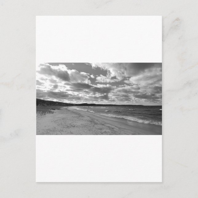 Carte Postale Axe de gorge, plage du Michigan (Devant)