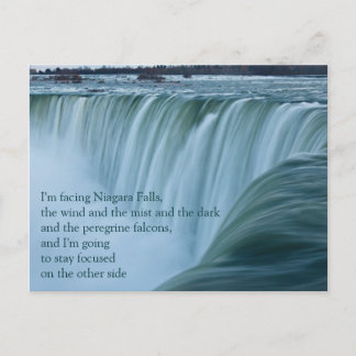 Carte postale axée sur le séjour de Niagara Falls
