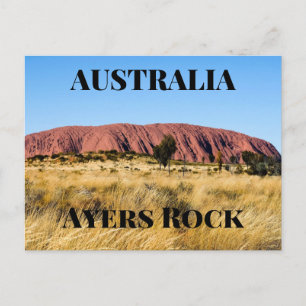 Carte Postale Ayers Rock Australie