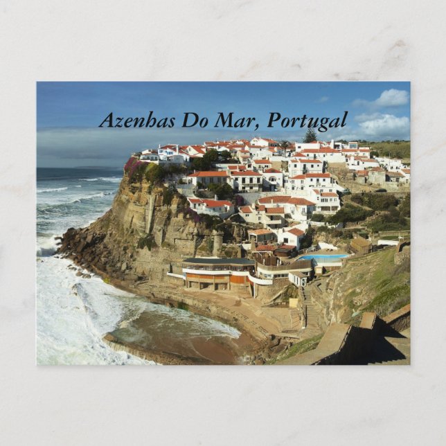 Carte Postale Azenhas Do Mar, Portugal, (Devant)