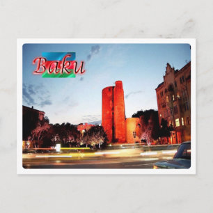 Carte Postale Azerbaïdjan - Bakou - tour de la Maiden -