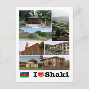 Carte Postale Azerbaijan - Shaki - I Love -