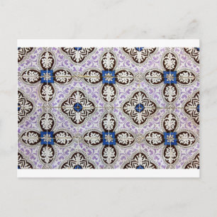 Carte Postale Azulejos, Carreaux portugais