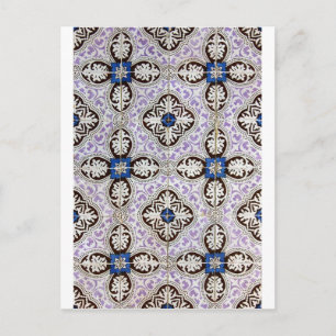 Carte Postale Azulejos, Carreaux portugais