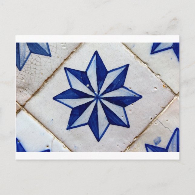 Carte Postale Azulejos, Carreaux portugais (Devant)