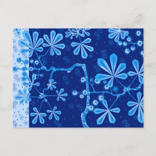 Carte postale Azure Frost Flower
