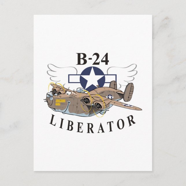 Carte Postale B-24 Liberator (Devant)