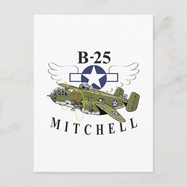 Carte Postale B-25 Mitchell (Devant)
