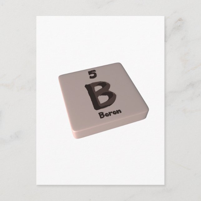 Carte Postale B Boron (Devant)