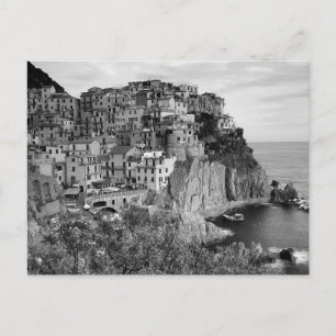 Carte Postale B&W Cinque Terre