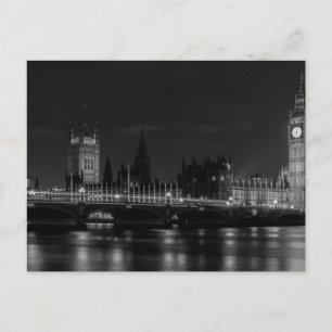 Carte Postale B&W Londres