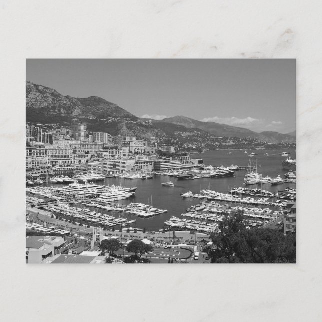 Carte Postale B&W Monaco (Devant)