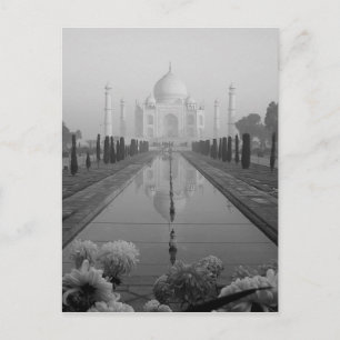 Carte Postale B&W Taj Mahal