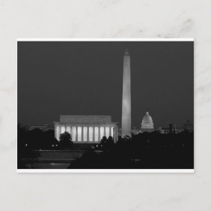 Carte Postale B&W Washington DC 3