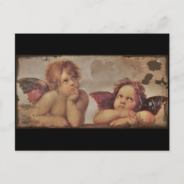 Carte Postale Baby Angels par Raphael (Devant)