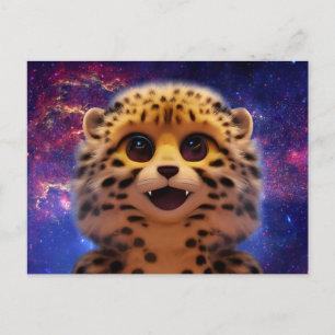 Carte postale Baby Cheetah