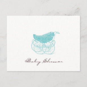 Carte postale baby shower