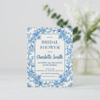 baby shower bleu et blanc antique de style chinois