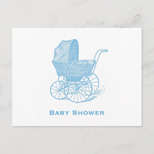 Carte postale baby shower Invitation (Devant)