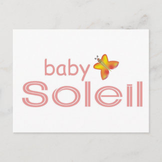 Carte Postale Baby Soleil