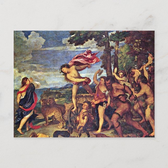 Carte Postale Bacchus And Ariadne " De Tizian (Meilleure Qualité (Devant)