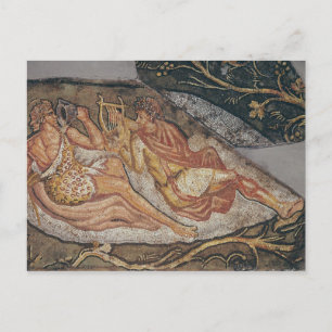 Carte Postale Bacchus Reculer, détail