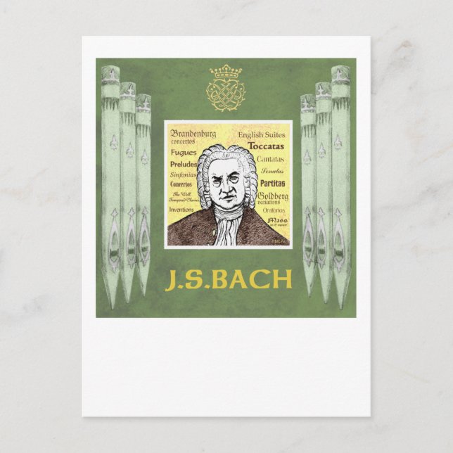 Carte postale BACH (Devant)