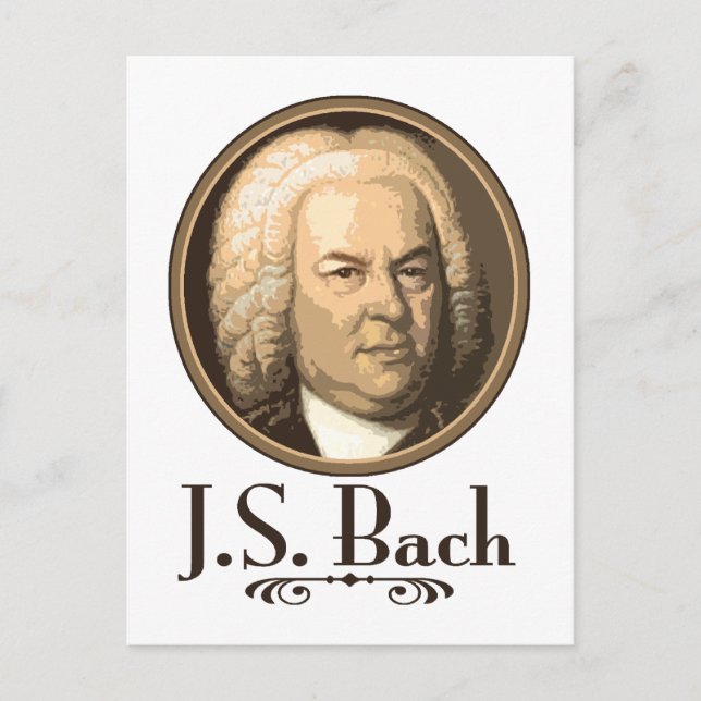 Carte Postale Bach (Devant)