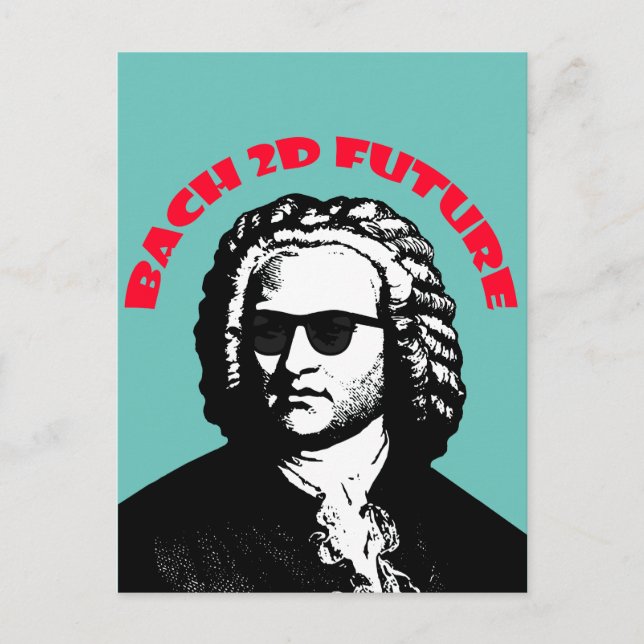 Carte Postale Bach 2D (Devant)