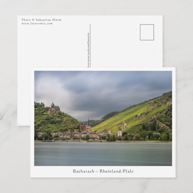 Carte Postale Bacharach am Rhein - Allemagne (Devant / Derrière)