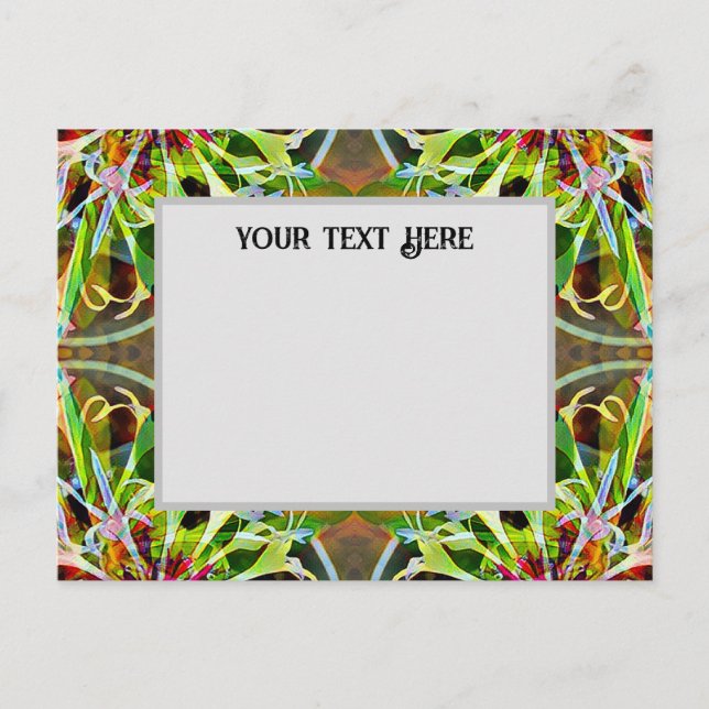 Carte postale Bachelor Button (Devant)