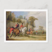 Bachelor's Hall, The Meet, 1835 (huile sur toile)