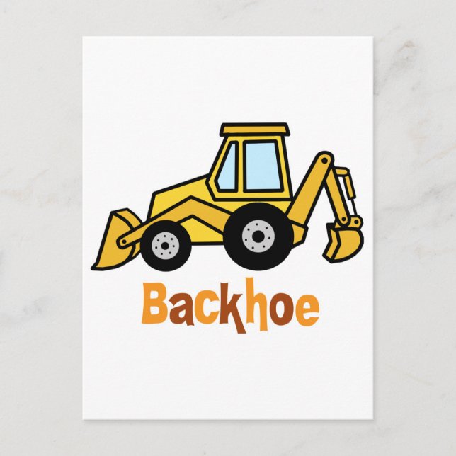 Carte Postale Backhoe (Devant)