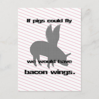 Carte Postale bacon