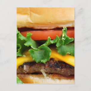 Carte Postale Bacon Cheeseburger