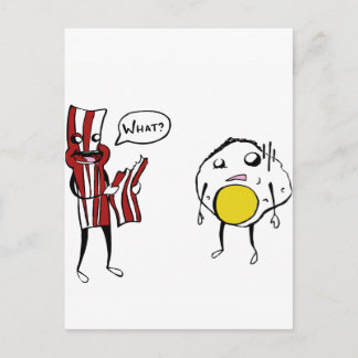 Carte Postale Bacon de mangeur de bacon