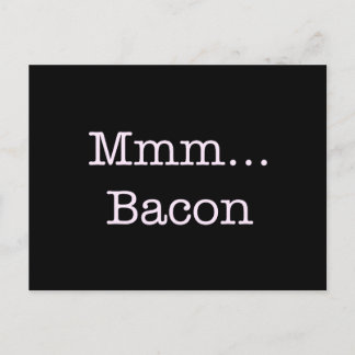 Carte Postale Bacon Mmm