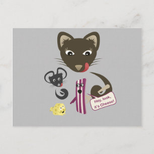 Carte Postale Bacon réunit amis et ennemis