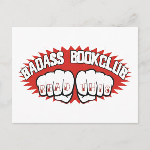 Carte Postale Badass Bookclub