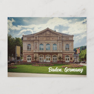 Carte Postale Baden Baden Allemagne